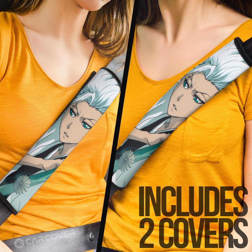 Hitsugaya Toushirou Seat Belt Covers Custom Bleach Car Accessories - Gearcarcover - 3