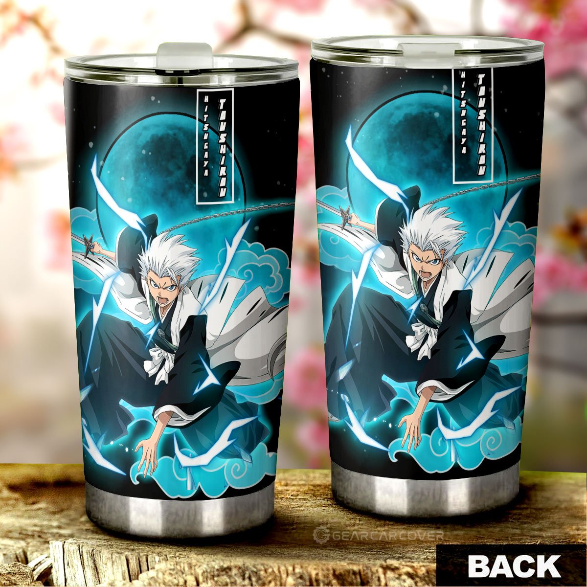 Hitsugaya Toushirou Tumbler Cup Custom Bleach Car Interior Accessories - Gearcarcover - 3