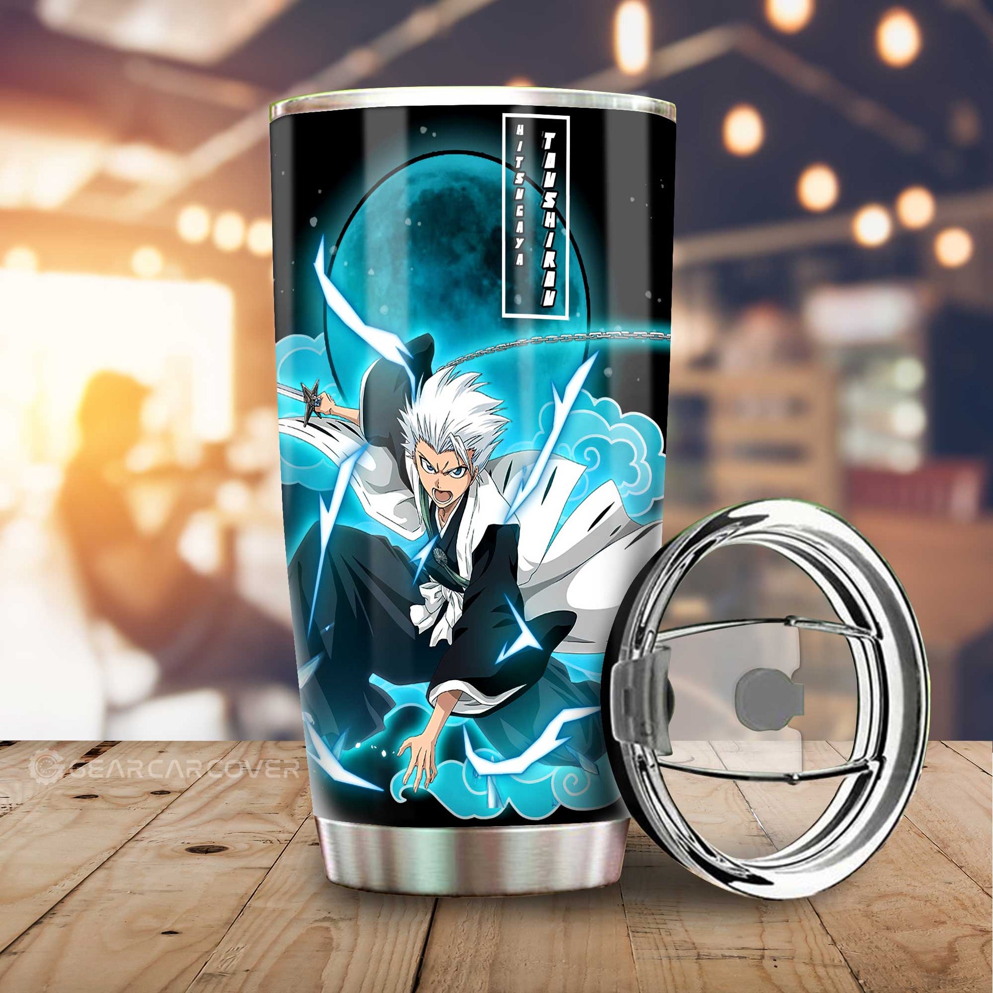 Hitsugaya Toushirou Tumbler Cup Custom Bleach Car Interior Accessories - Gearcarcover - 1