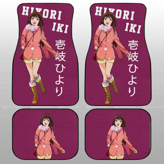 Hiyori Iki Car Floor Mats Custom Noragami Car Accessories - Gearcarcover - 2