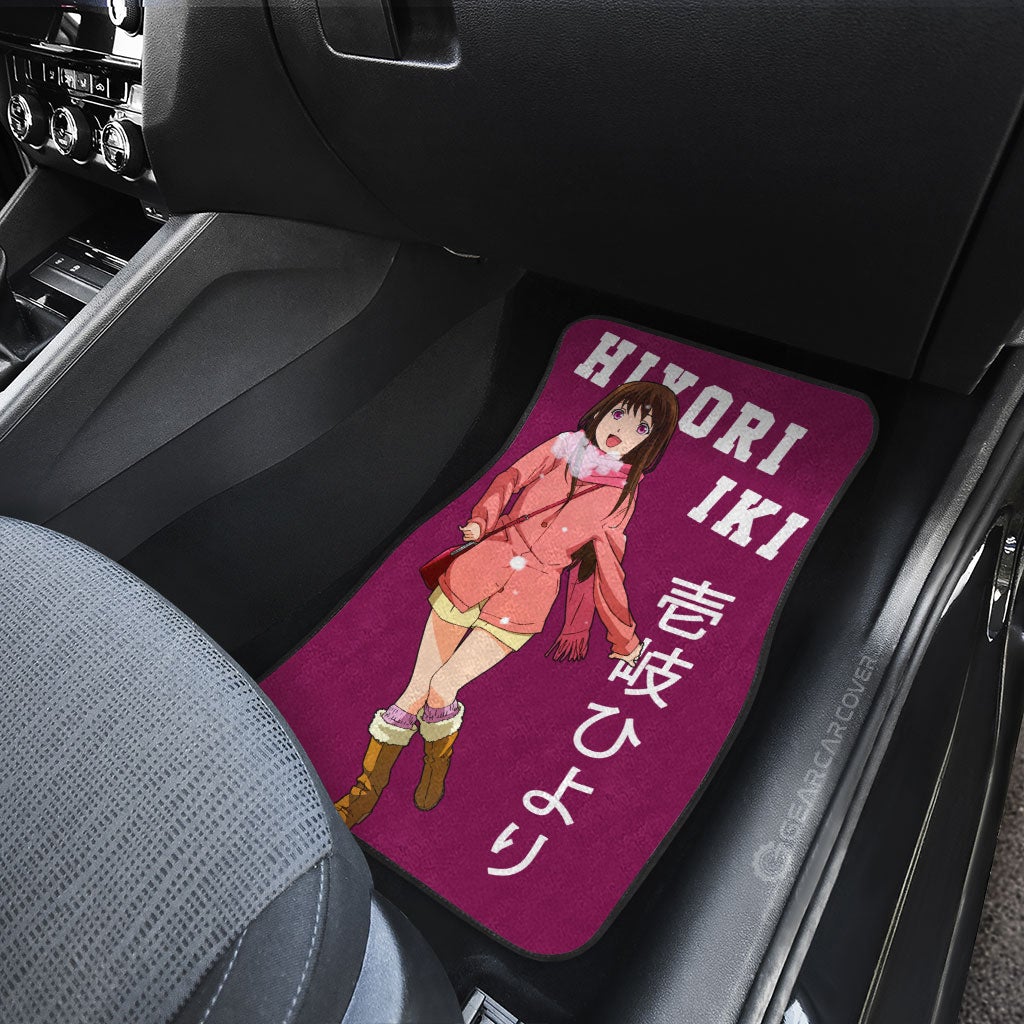 Hiyori Iki Car Floor Mats Custom Noragami Car Accessories - Gearcarcover - 4