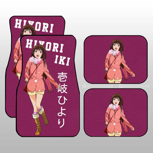 Hiyori Iki Car Floor Mats Custom Noragami Car Accessories - Gearcarcover - 1