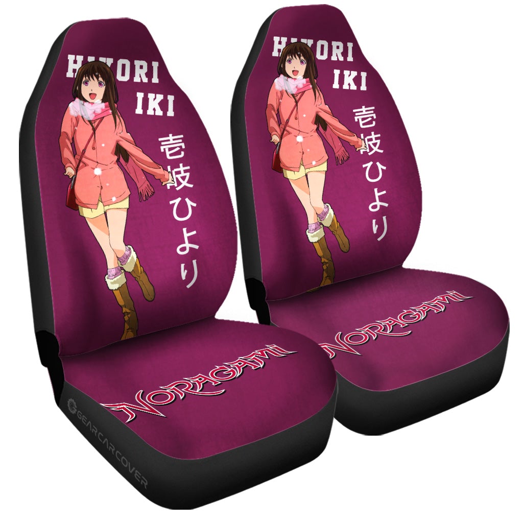 Hiyori Iki Car Seat Covers Custom Noragami Car Accessories - Gearcarcover - 3
