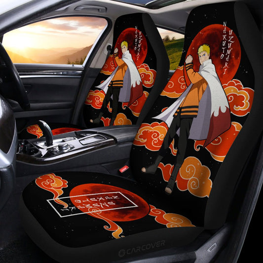 Hokage Car Seat Covers Custom Anime Car Accessories - Gearcarcover - 2