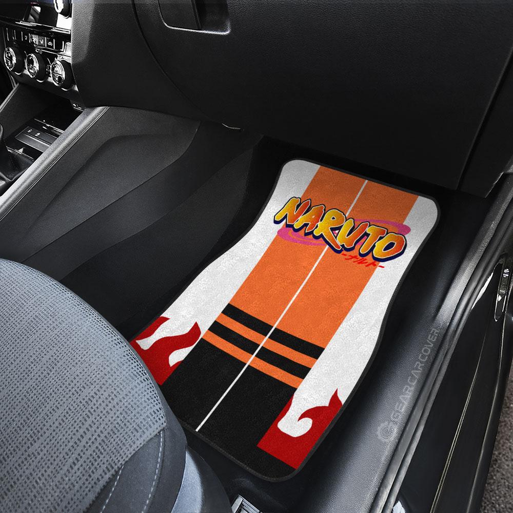 Hokage Uniform Car Floor Mats Custom Anime Car Interior Accessories - Gearcarcover - 4