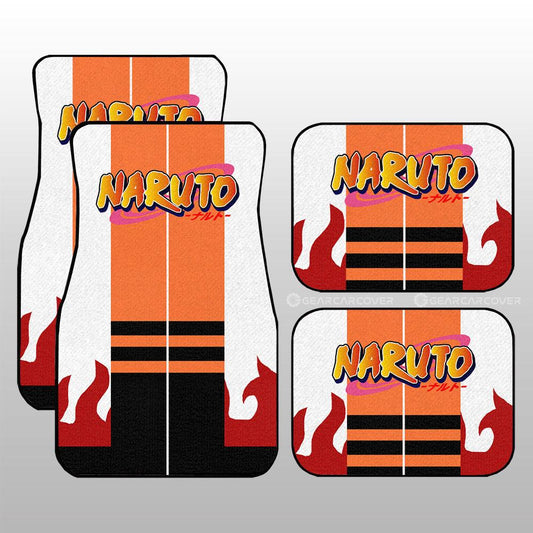 Hokage Uniform Car Floor Mats Custom Anime Car Interior Accessories - Gearcarcover - 1