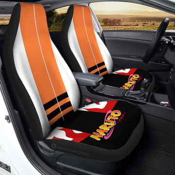 Hokage Uniform Car Seat Covers Custom Anime Car Interior Accessories - Gearcarcover - 1