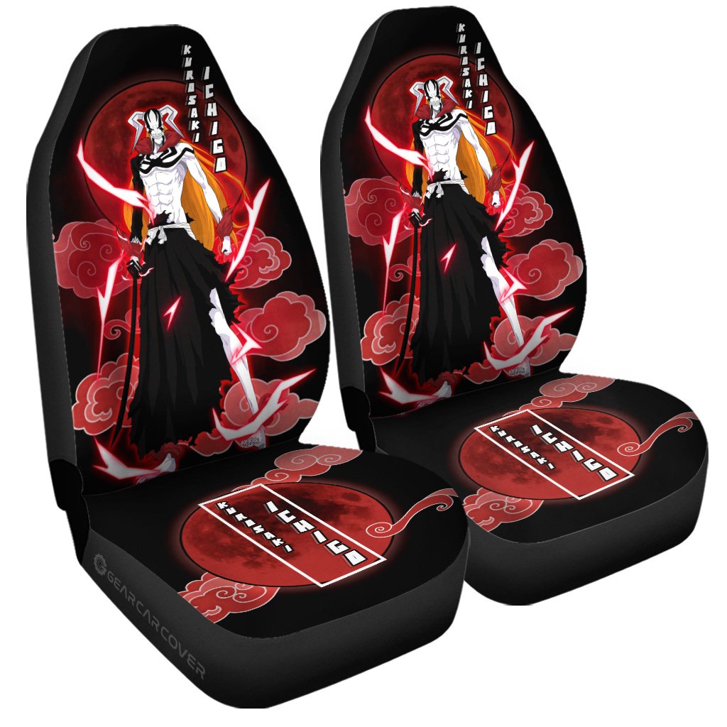 Hollow Demon Car Seat Covers Custom Bleach Car Accessories - Gearcarcover - 3