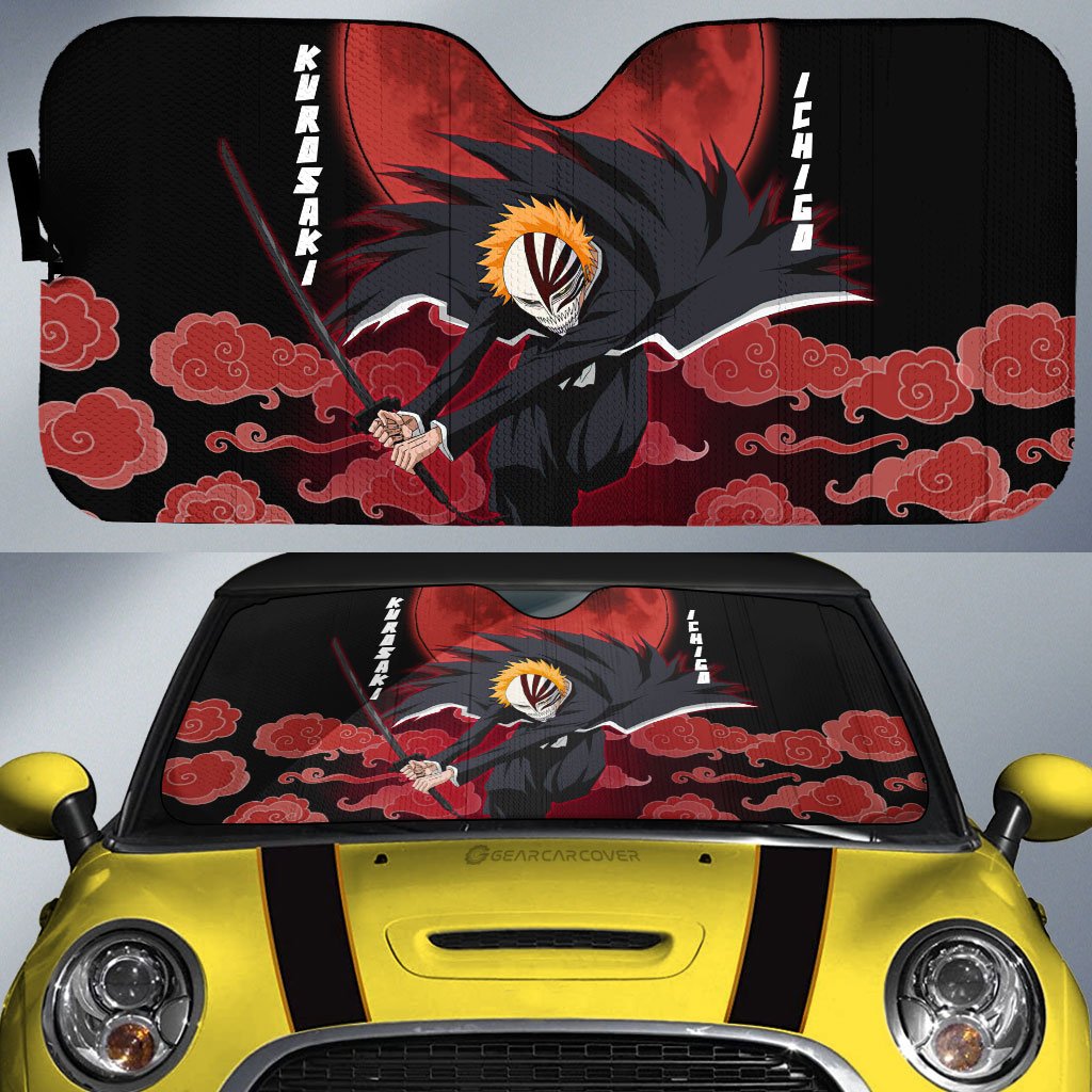 Hollow Ichigo Car Sunshade Custom Bleach Car Accessories - Gearcarcover - 1