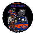 Horror Characters Sport New York Islanders Spare Tire Cover With Camera Hole - Gearcarcover - 4