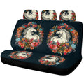 Horse Floral Car Back Seat Cover Custom Car Accessories - Gearcarcover - 1