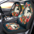 Horse Floral Car Seat Covers Custom Car Accessories - Gearcarcover - 1