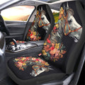 Horse Floral Car Seat Covers Custom Car Accessories - Gearcarcover - 1