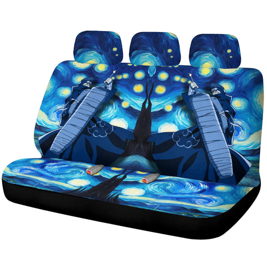 Hoshigaki Kisame Car Back Seat Covers Custom Starry Night Styles - Gearcarcover - 1