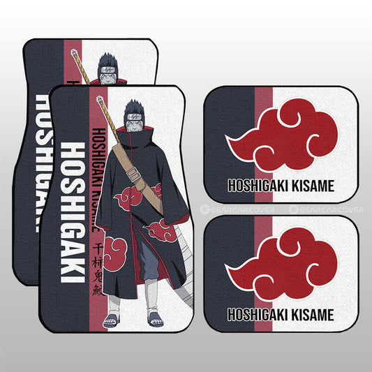 Hoshigaki Kisame Car Floor Mats Custom Anime Car Accessories - Gearcarcover - 1