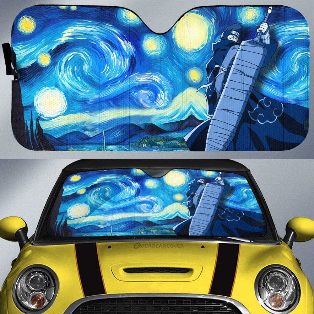 Hoshigaki Kisame Car Sunshade Custom Starry Night Styles - Gearcarcover - 1