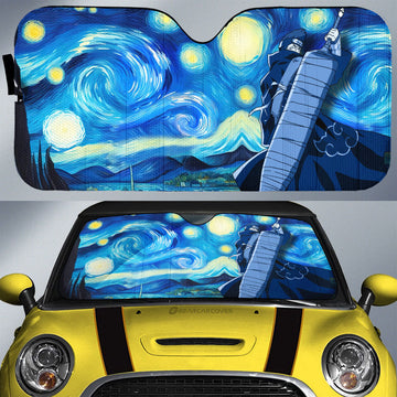 Hoshigaki Kisame Car Sunshade Custom Starry Night Styles - Gearcarcover - 1