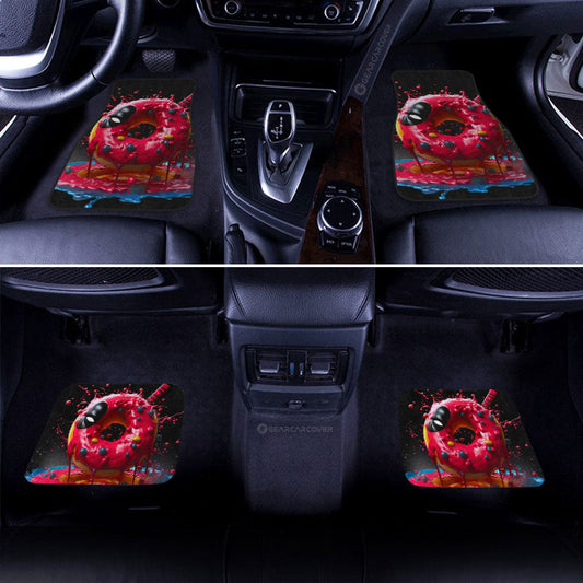Hot Pink Donuts Car Floor Mats Custom Girly Pattern Car Accessories - Gearcarcover - 2