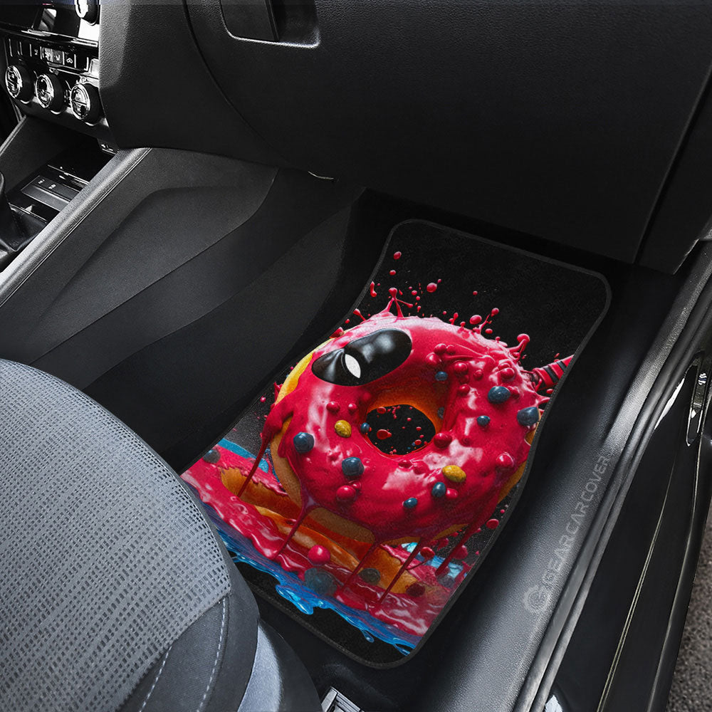 Hot Pink Donuts Car Floor Mats Custom Girly Pattern Car Accessories - Gearcarcover - 3