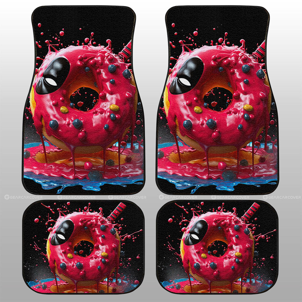 Hot Pink Donuts Car Floor Mats Custom Girly Pattern Car Accessories - Gearcarcover - 1