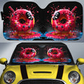 Hot Pink Donuts Car Sunshade Custom Girly Pattern Car Accessories - Gearcarcover - 1