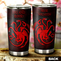 House Targaryen Tumbler Cup Custom Game Of Throne - Gearcarcover - 3