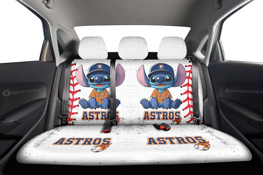 Houston Astros Car Back Seat Covers Stitch Theme Collection - Gearcarcover - 2