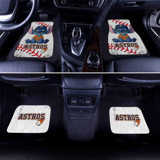 Houston Astros Car Floor Mats Stitch Theme Collection - Gearcarcover - 2