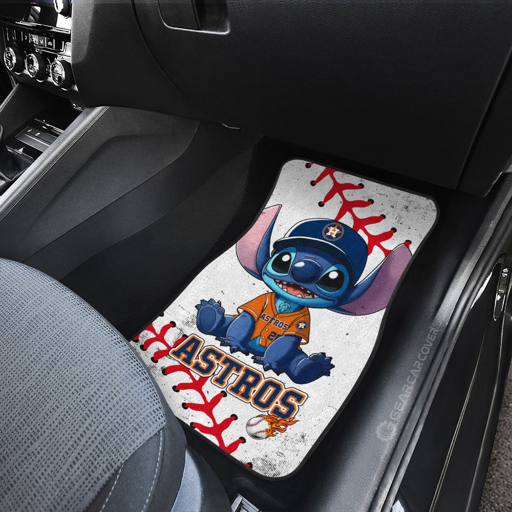 Houston Astros Car Floor Mats Stitch Theme Collection - Gearcarcover - 3
