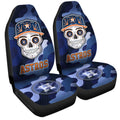 Houston Astros Car Seat Covers Skull Theme Collection - Gearcarcover - 3