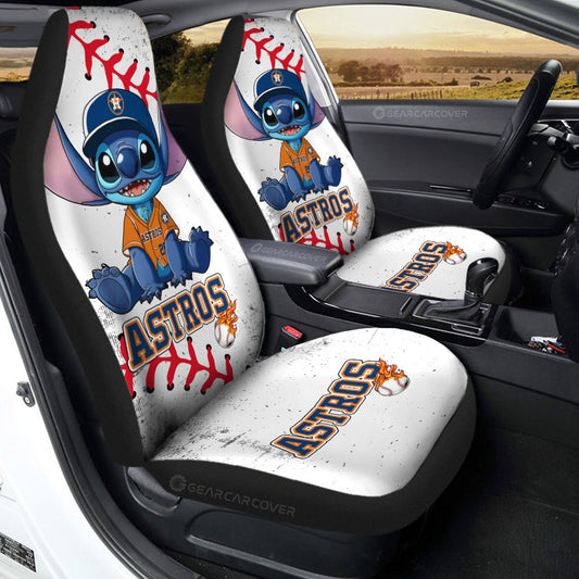 Houston Astros Car Seat Covers Stitch Theme Collection - Gearcarcover - 2