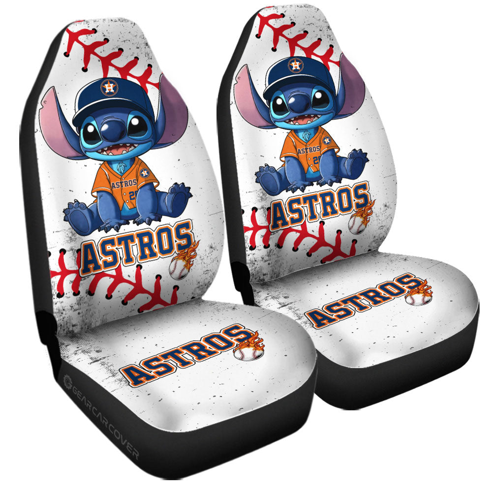 Houston Astros Car Seat Covers Stitch Theme Collection - Gearcarcover - 3