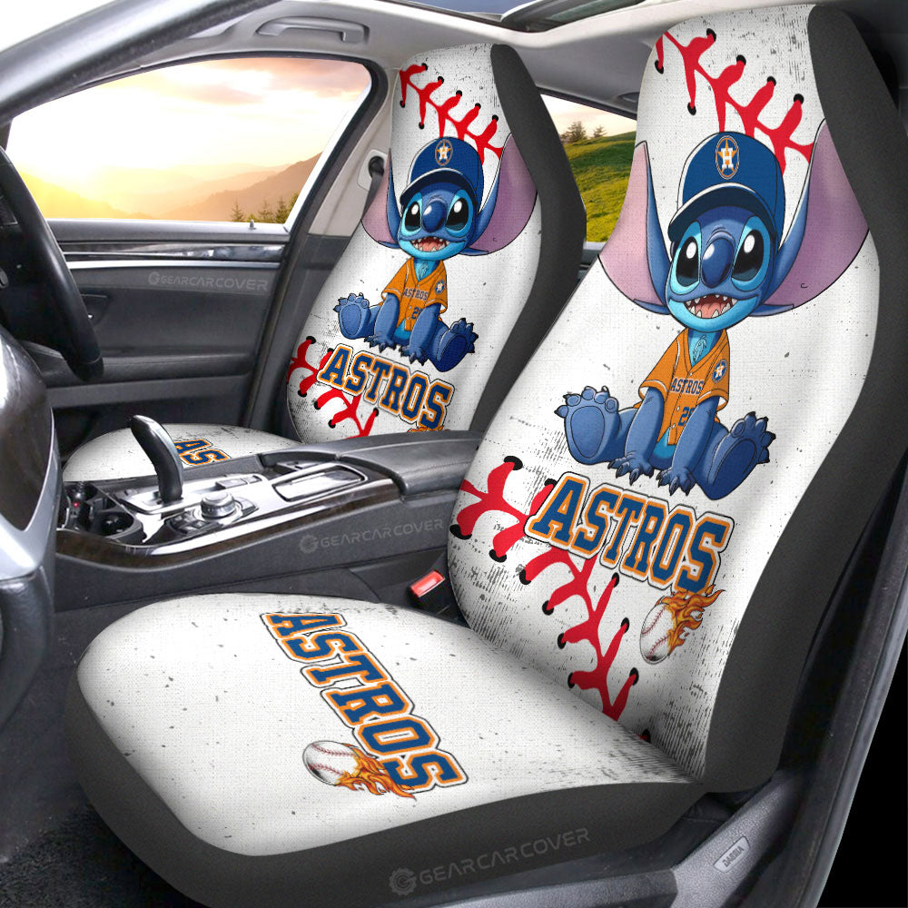 Houston Astros Car Seat Covers Stitch Theme Collection - Gearcarcover - 1