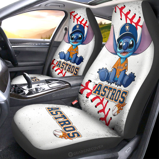 Houston Astros Car Seat Covers Stitch Theme Collection - Gearcarcover - 1