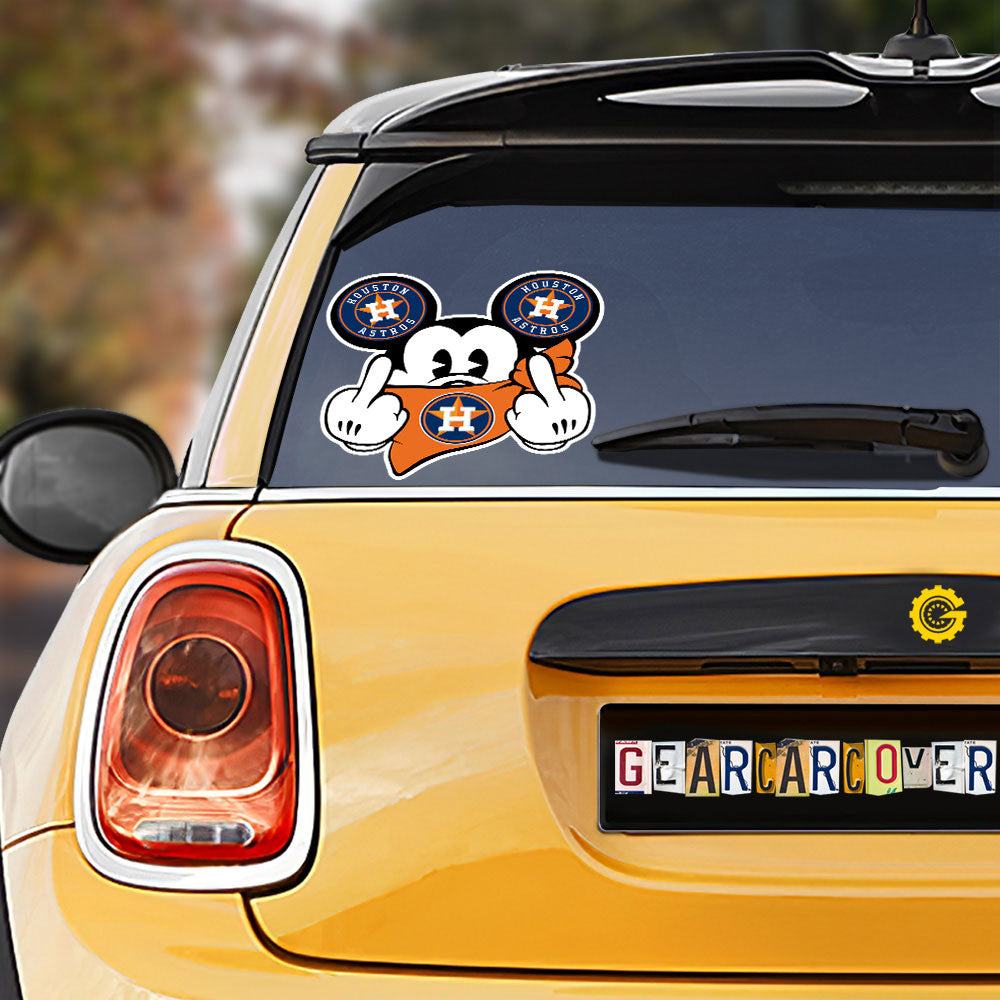 Houston Astros Car Sticker Custom Car Accessories - Gearcarcover - 1