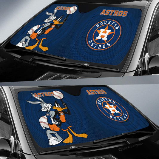 Houston Astros Car Sunshade Custom Car Accessories - Gearcarcover - 2