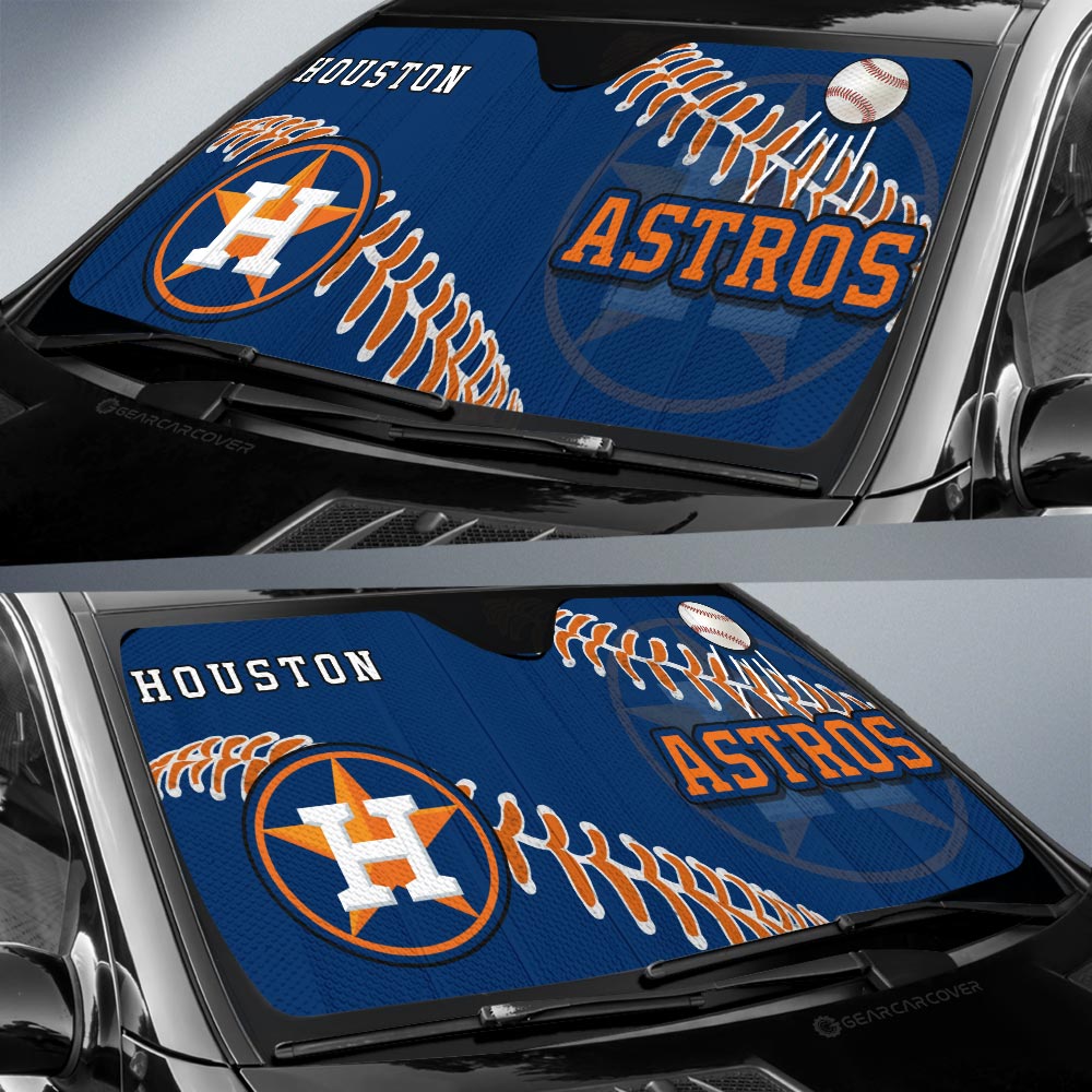 Houston Astros Car Sunshade Custom Car Accessories - Gearcarcover - 2