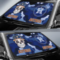 Houston Astros Car Sunshade Skull Theme Collection - Gearcarcover - 2