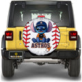 Houston Astros Spare Tire Covers Camera Hole Stitch Theme Collection - Gearcarcover - 1