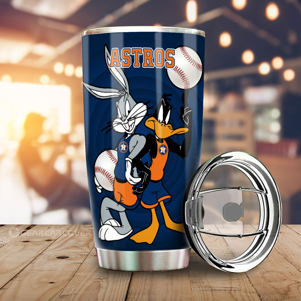 Houston Astros Tumbler Cup Custom Car Accessories - Gearcarcover - 2