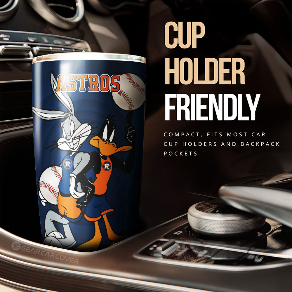 Houston Astros Tumbler Cup Custom Car Accessories - Gearcarcover - 3