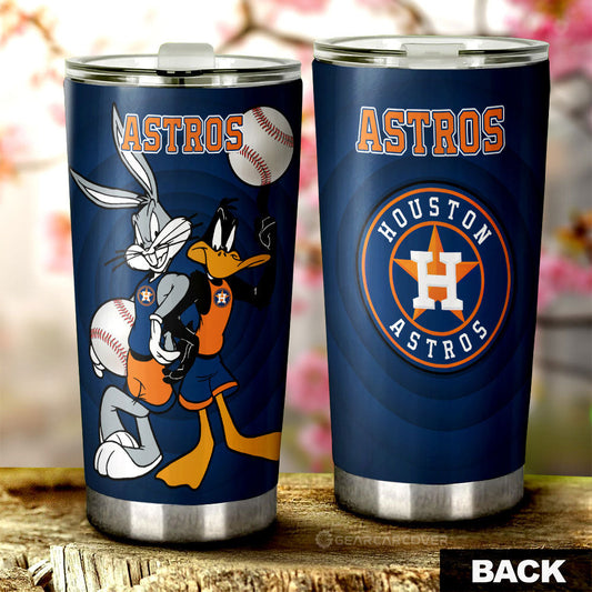 Houston Astros Tumbler Cup Custom Car Accessories - Gearcarcover - 1