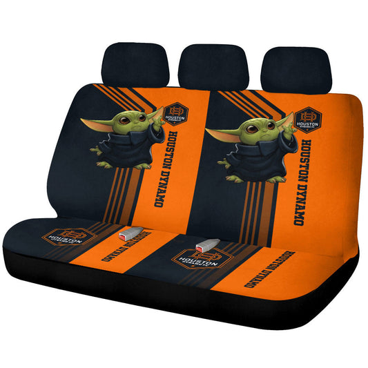 Houston Dynamo FC Car Back Seat Covers Custom Car Accessories - Gearcarcover - 1