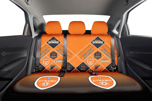 Houston Dynamo FC Car Back Seat Covers Sporty Team Collection - Gearcarcover - 2