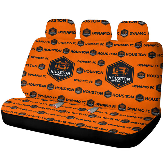 Houston Dynamo FC Car Back Seat Covers Sporty Team Collection - Gearcarcover - 1