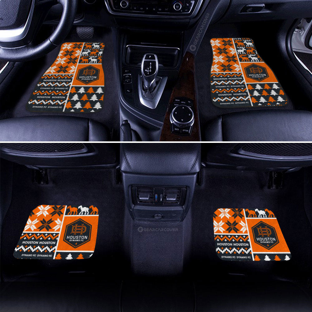 Houston Dynamo FC Car Floor Mats Custom Ugly Style Car Accessories - Gearcarcover - 2