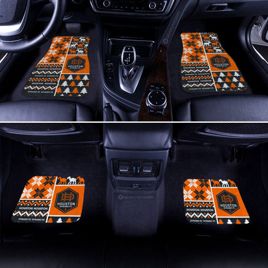 Houston Dynamo FC Car Floor Mats Custom Ugly Style Car Accessories - Gearcarcover - 2