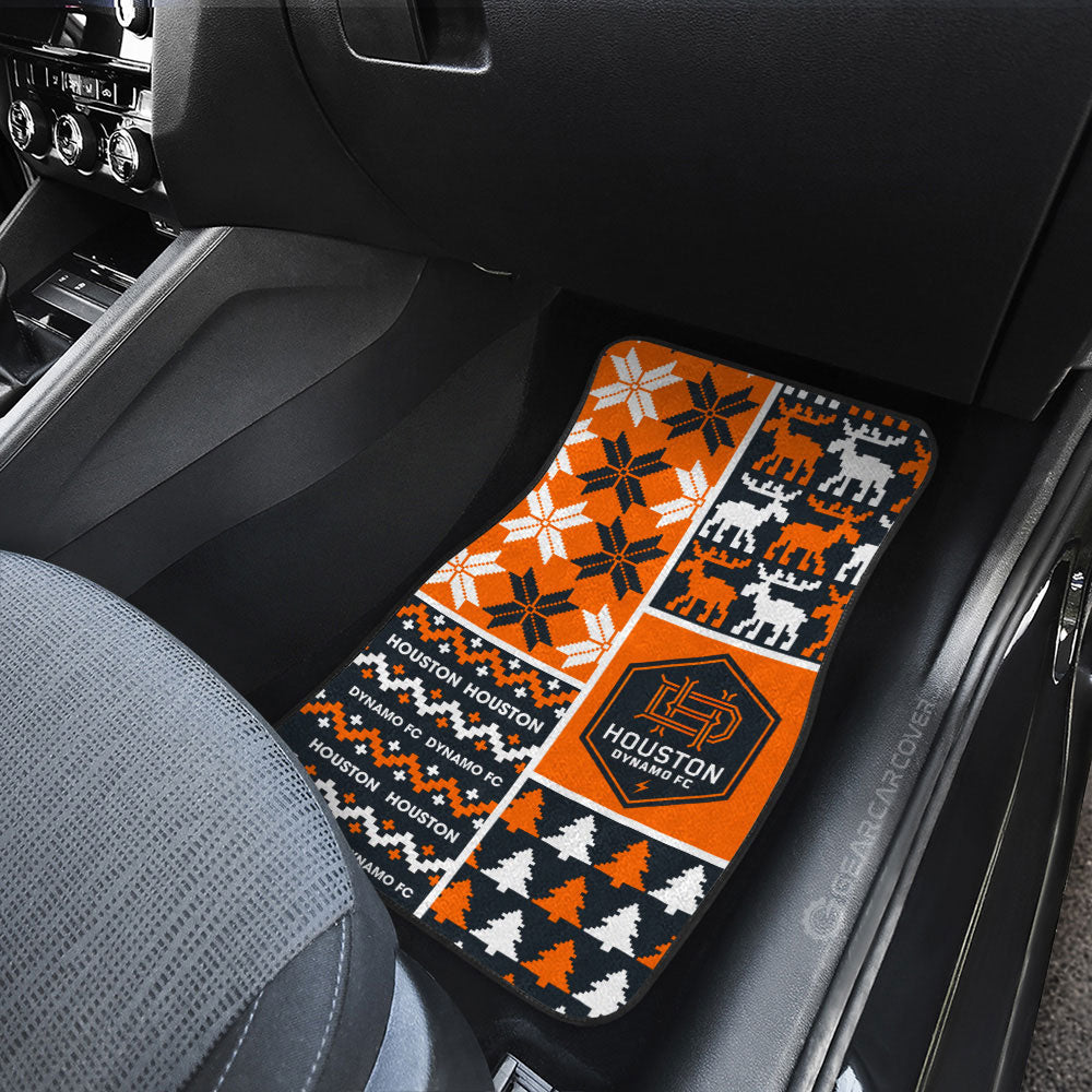 Houston Dynamo FC Car Floor Mats Custom Ugly Style Car Accessories - Gearcarcover - 3