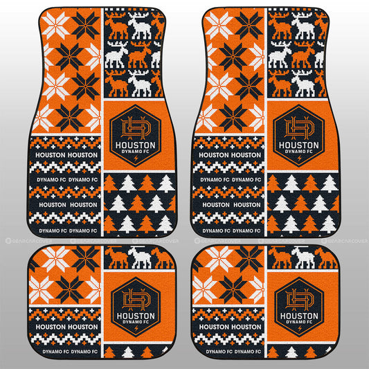 Houston Dynamo FC Car Floor Mats Custom Ugly Style Car Accessories - Gearcarcover - 1