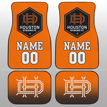 Houston Dynamo FC Car Floor Mats Sporty Team Collection - Gearcarcover - 1